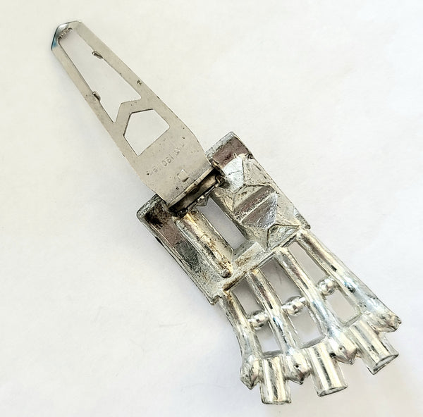 Clear Rhinestone Asymmetrical Dress Clip