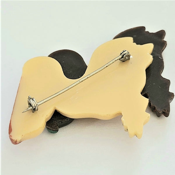 A Pair of Pelicans Plastic Pin