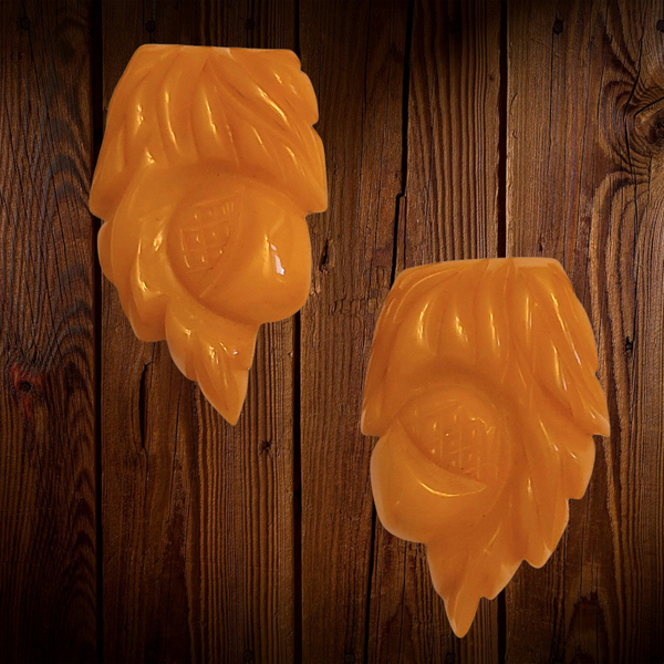 Pair of 1940s Butterscotch Bakelite Dress Clips