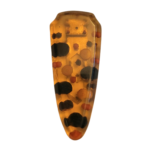 Applejuice Polka Dot Bakelite Dress Clip