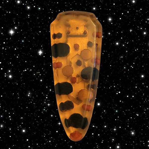 Applejuice Polka Dot Bakelite Dress Clip