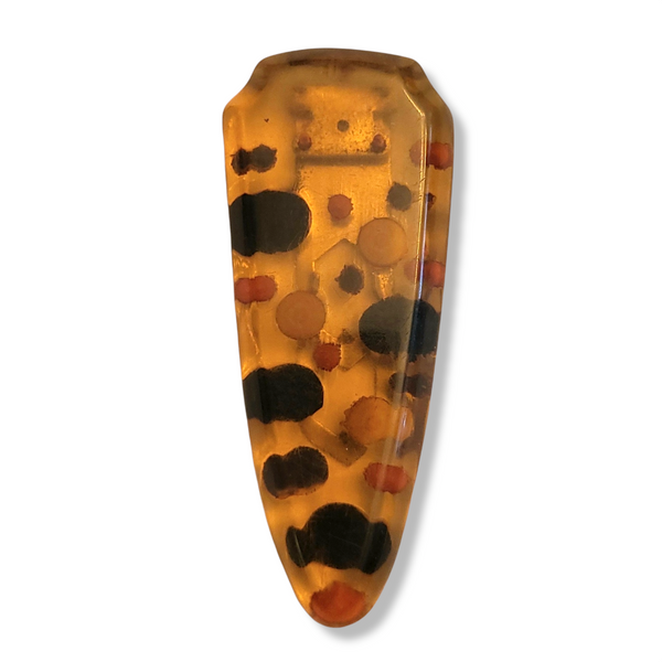 Applejuice Polka Dot Bakelite Dress Clip